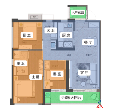 建面约135平产品是万科金域曦府的爆款户型,每次加推,总是"被抢".